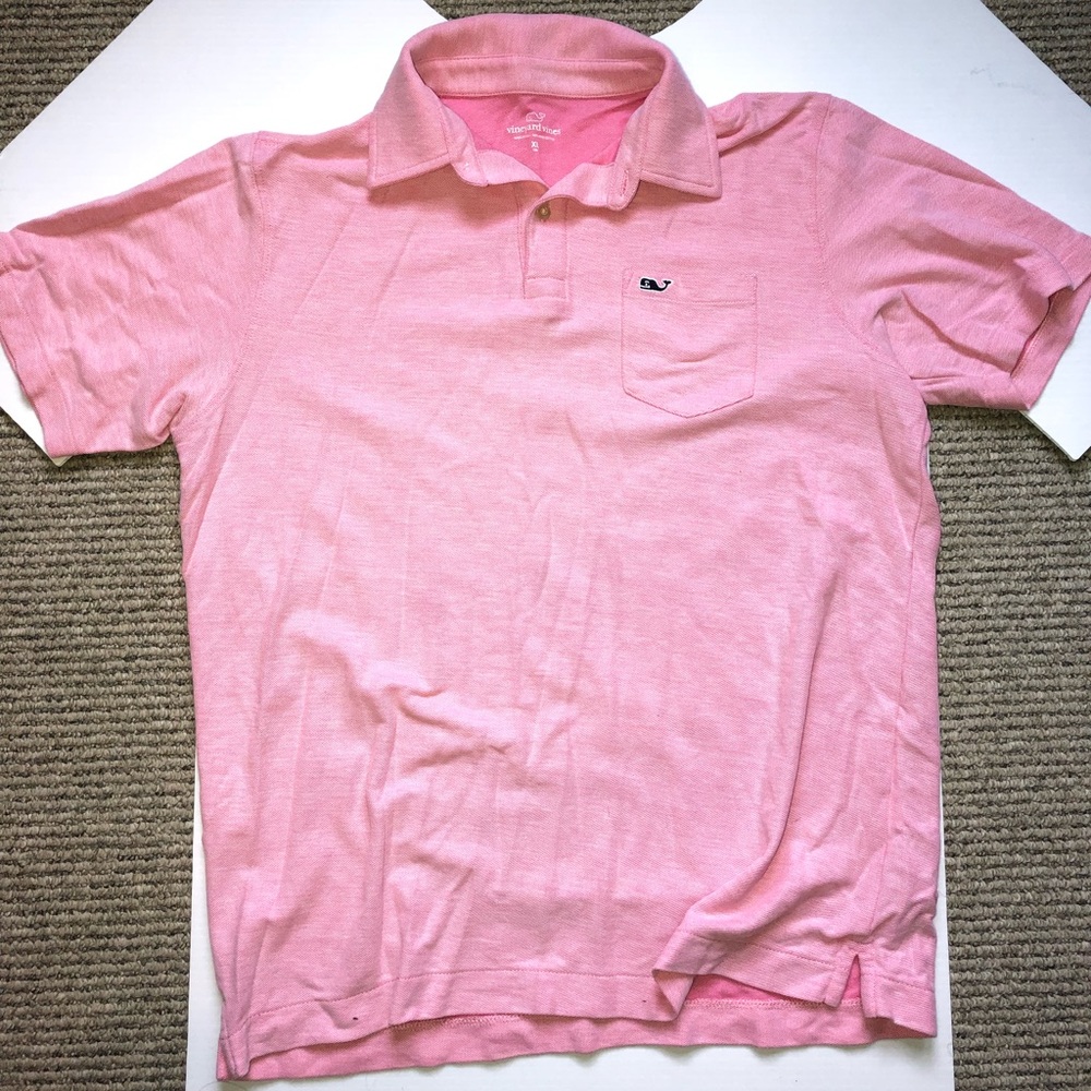 Vineyard Vines Pink Polo